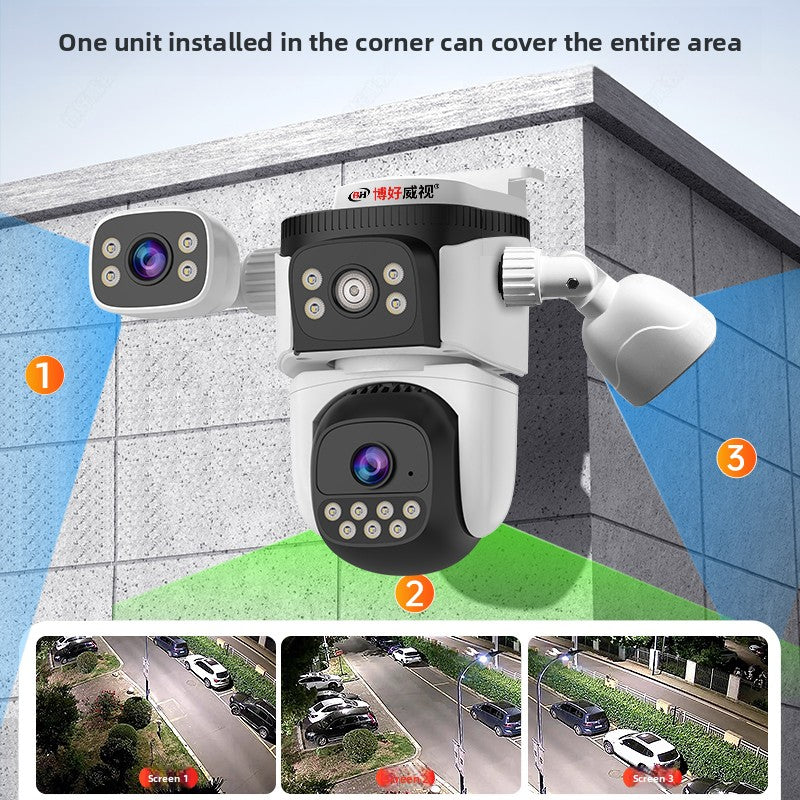 No blind spots outdoor wireless camera